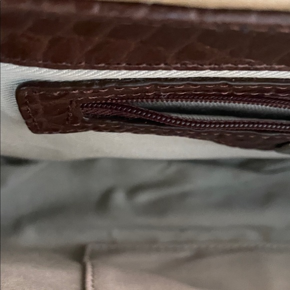 ANTONIO MELANI Woven Straw Brown and Tan Shoulder Bag - Picture 8 of 9